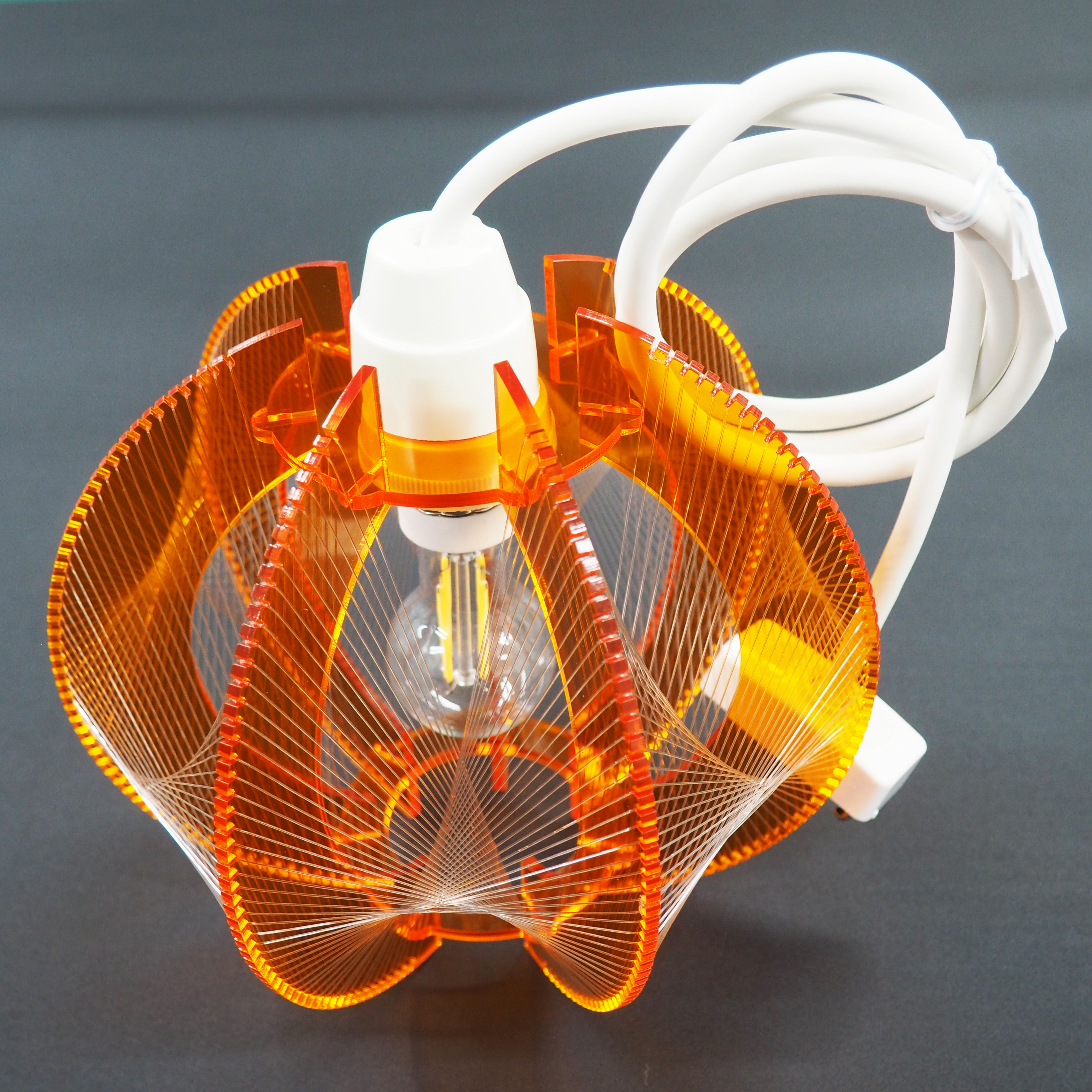 オレンジ アクリル クリアライト Ledライト デコレーション イルミネーション Led Led ストリングスライト ヴィンテージ 豆球 マニアックコレクション