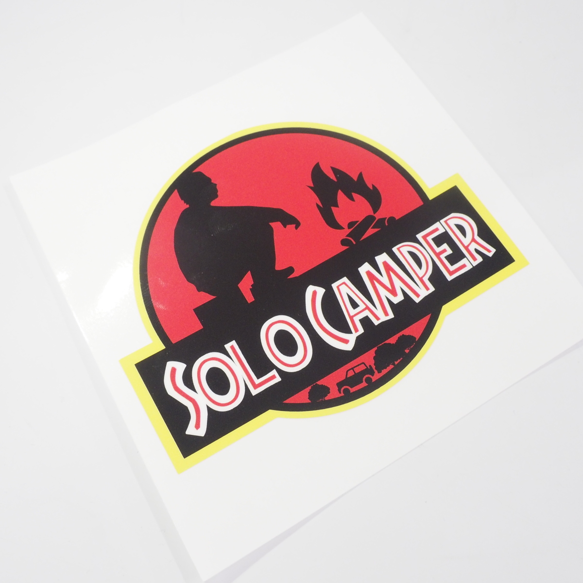 送料関税無料】 No103 防水ステッカー キャンプ オートバイ