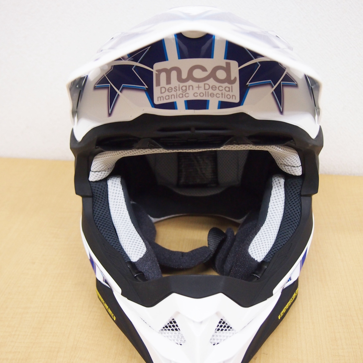 SHOEI VFX-WR Mサイズ用デカール 流星 青 ヘルメット ステッカー