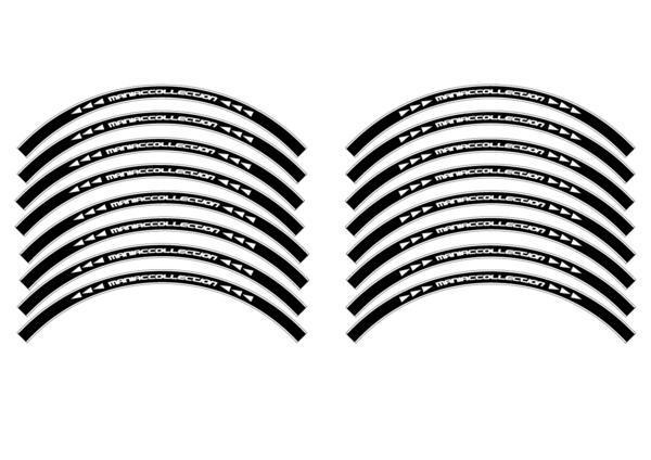 17インチホイール用 リムライン ステッカー マニコレライン 12mm