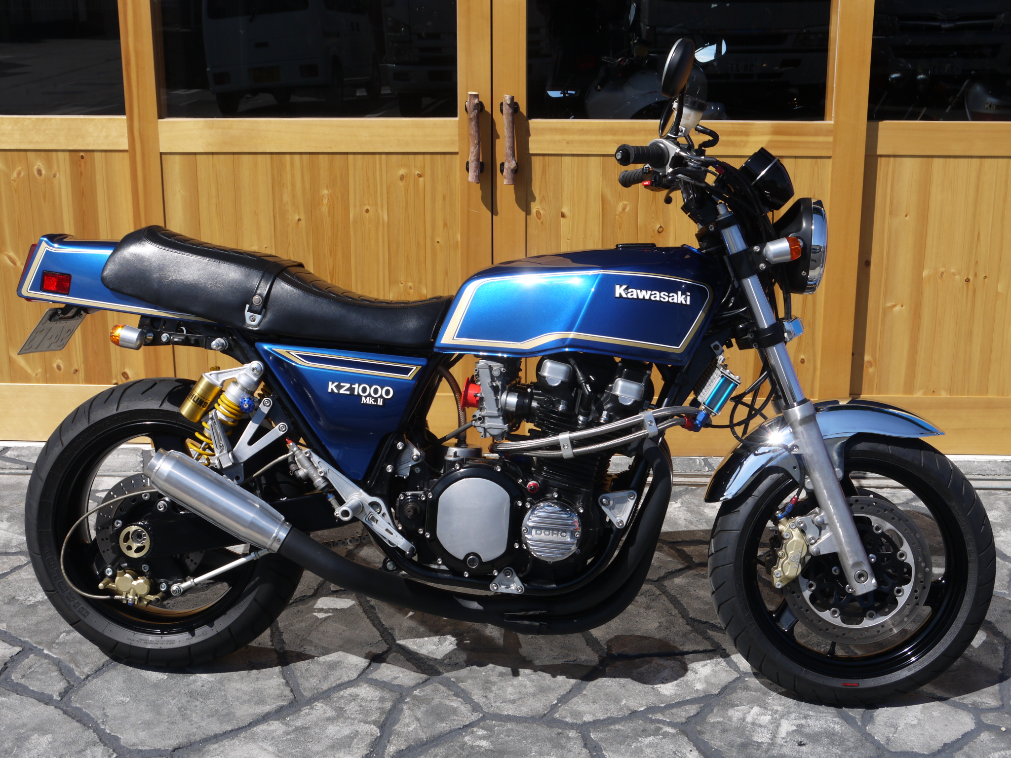 カワサキマーク2 純正キャブ 当時 リアフェンダー 純正フェンダー Z1000MK2 Z1-R KZ1000MK2 Z750FX 1型 マーク2 MARK2 角Z
