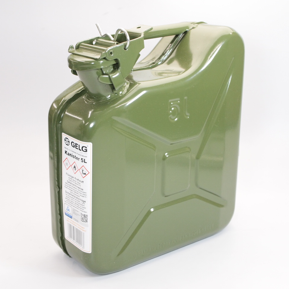 マニアックコレクション / Fuel jerry can 5l FA ITAlIA metal olive green