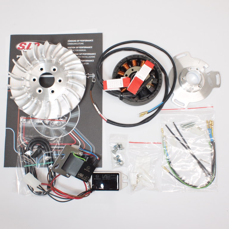 マニアックコレクション / ignition SIP PERFOEMANCE by VAPE Sport Lambretta ラージテーパー用  CDIキット 12V DCタイプ（バッテリーモデル用）GPクランク